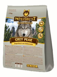 Wolfsblut Grey Peak Senior сухой корм для пожилых собак Седая вершина Беззерновой гипоаллергенный сухой корм супер-премиум класса для пожилых собак всех пород, с мясом бурской козы.