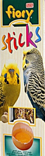 Fiory Sticks Палочки для волнистых попугаев с яйцом 60 гр 