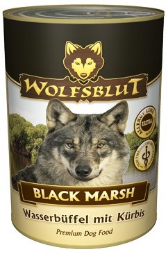 Wolfsblut Black Marsh консервы для собак Чёрное болото Полнорационный консервированный корм супер-премиум класса для взрослых собак всех пород, с мясом индийского буйвола. Беззерновой, гипоаллергенный.