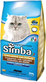 Simba Cat корм для кошек с курицей Сухой корм премиум-класса для взрослых кошек всех пород, с курицей.