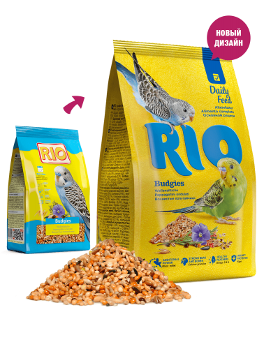 Рио корм для волнистых попугаев Основной Рацион 1 кг 