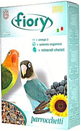 Fiory Parrocchetti смесь для средних длиннохвостых попугаев Сбалансированный корм на основе 13 уникальных ингредиентов.