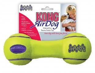 Kong игрушка для собак Air Гантель Игрушка высокой прочности с пищалкой для собак.