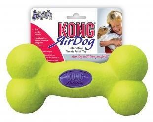 Kong игрушка для собак Air Косточка Игрушка высокой прочности с пищалкой для собак.