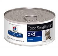 Hill&#039;s Prescription Diet™ z/d™ Feline консервы для кошек с пищевой аллергией и непереносимостью 