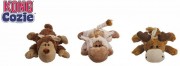 Kong игрушка для собак Кози Натура обезьянка, барашек, лось, плюш, средние 23 см