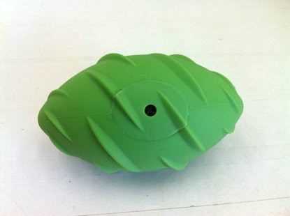 SuperDesign игрушка для собак Регби с пищалкой из резины 13 см 